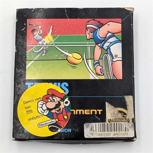 Tennis - Small Box - Complete In Box - (EEC) - NES Game (B Grade) (Used)
